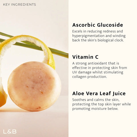 Lemongrass Aromatherapy Soap Lemon & Beaker